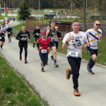 Hirsch-Challenge-Läufer auf der Strecke
